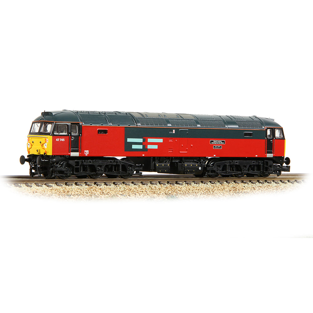 Graham Farish 372-262 N Gauge Class 47/7 47745 'Royal London Society For  The Blind' RES