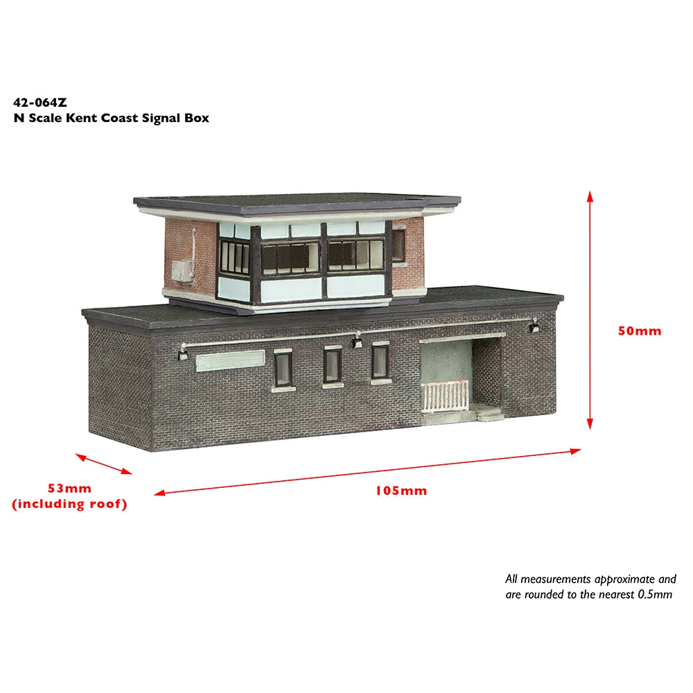 Graham Farish 42 064Z N Gauge Scenecraft Kent Coast Signal Box