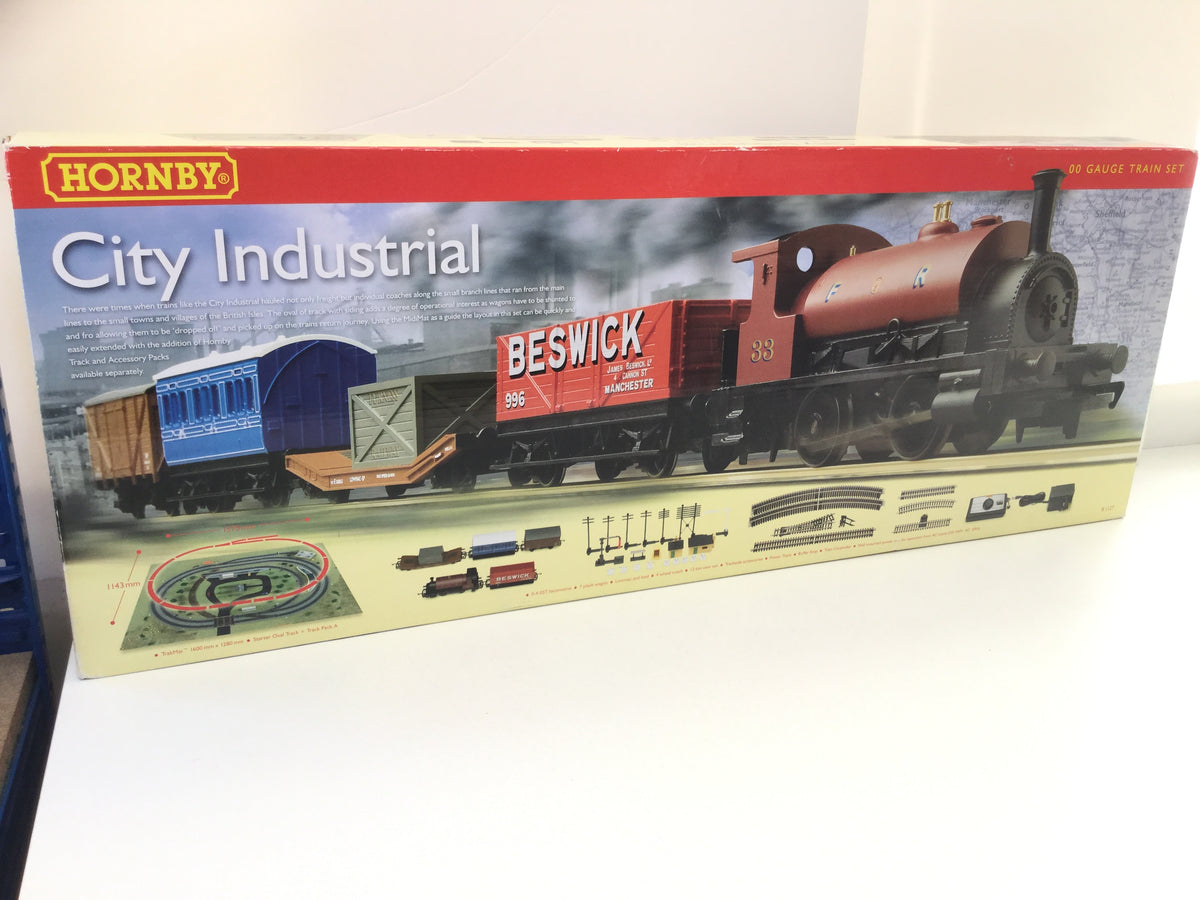 Hornby city industrial train set on sale