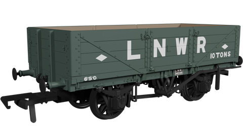 Rapido Trains 950001 OO Gauge LNWR D84 4-Plank Open – No.34049 LNWR Diamonds