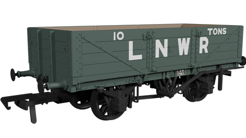 Rapido Trains 950003 OO Gauge LNWR D84 4-Plank Open – No.17882 LNWR Grey