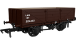 Rapido Trains 950007 OO Gauge LNWR D84 4-Plank Open – No.224433 LMS Bauxite (post-1936)