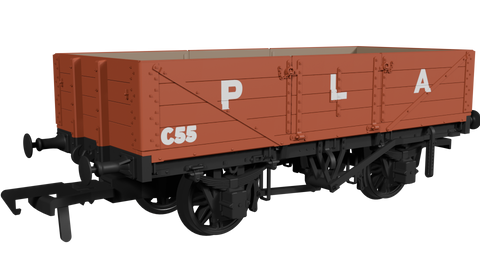 Rapido Trains 950012 OO Gauge LNWR D84 4-Plank Open – No.C55 PLA