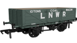 Rapido Trains 950013 OO Gauge LNWR D90 4-Plank Open – No.48166 LNWR Loco Coal