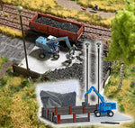 Busch 1045 HO/OO Gauge Coal Stockpile with Excavator Kit