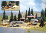 Busch 1054 HO/OO Gauge Trailer Park Kit