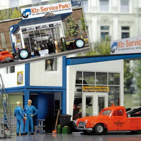 Busch 1062 HO/OO Gauge Tyre Service Centre