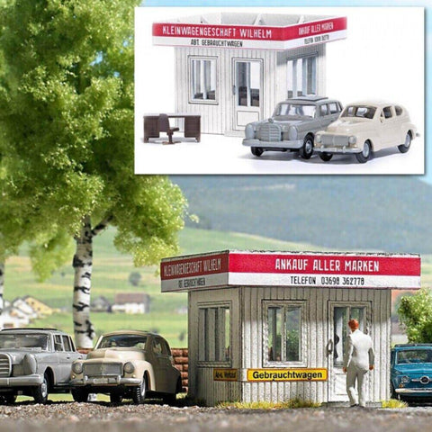 Busch 1063 HO/OO Gauge Used Car Dealership Kit