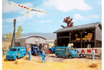 Busch 1064 HO/OO Gauge Corrugated Garage/Workshop Kit