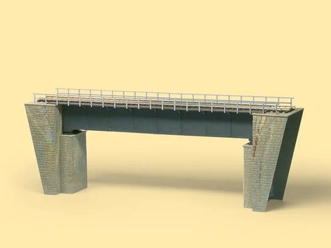 Auhagen 11341 HO/OO Gauge Single Track Steel Girder Railway Bridge Kit