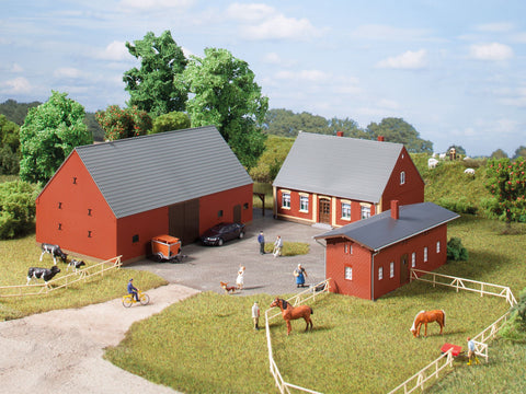 Auhagen 11439 HO/OO Gauge Farm Buildings Kit