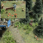 Busch 1203 HO/OO Gauge Fern & Mushrooms