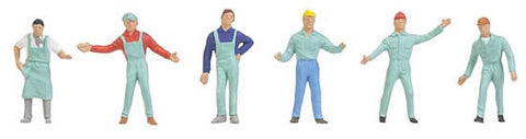 Faller 150920 HO/OO Gauge Factory Worker Figures