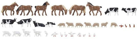 Faller 150938 HO/OO Gauge Farm Animals (36) Set