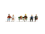 Noch 15530 HO/OO Gauge Sitting People Figures