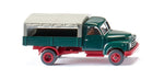 Wiking 034503 HO Gauge Flatbed lorry (Hanomag L 28) - green