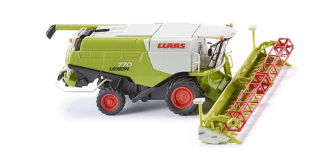 Wiking 038910 HO Gauge Claas Lexion 770 harvester w. V1050 grain mower attachm.