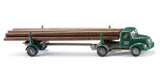 Wiking 039010 HO Gauge Timber transporter (Mag. S 3500 "W&W Holzbau"