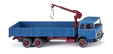 Wiking 043307 HO Gauge High-sided flatbed truck (MB LP 2223) - blue