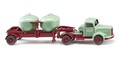 Wiking 053002 HO Gauge Cement tractor-trailer(MBL3500 "Transportbeton GmbH"