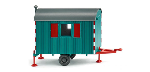 Wiking 065607 HO Gauge Site trailer - water blue