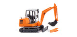 Wiking 065806 HO Gauge Mini excavator HR 18 – municipal orange