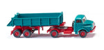 Wiking 067702 HO Gauge Rear tipper lorry (MAN) blue/red