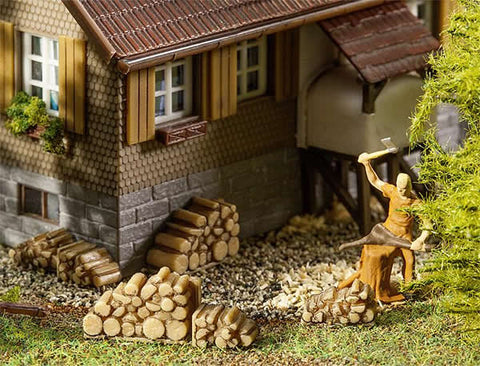 Faller 180940 HO/OO Gauge Firewood Stacks (6) Kit I