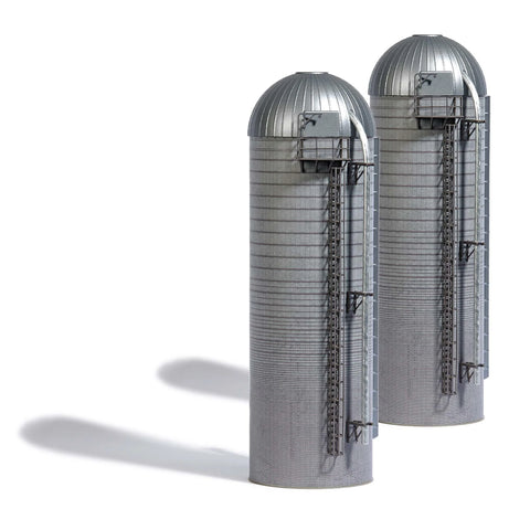 Busch 1913 HO/OO Gauge Tower Silos Kit