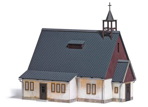 Busch 1941 HO/OO Gauge Weathered Chapel Kit