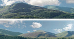 ID Backscenes 255A OO Gauge STANDARD 15" Llanberis Backscene (2x 5')