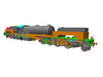 Heljan 3005 OO Gauge U1 Garratt 2-8-0+0-8-2T BR Early Black 69999 Headlights