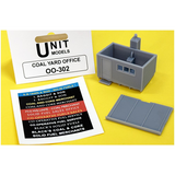 Unit Models OO-302P OO/HO Gauge Coal Office (Black)