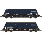 Accurascale 3143 OO Gauge Cutdown HYA - Blue/Black with GB Railfreight branding (Pack 1)