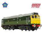 Bachmann 32-334SF OO Gauge Class 25/3 D7672 'Tamworth Castle' BR Two-Tone Green (Full Yell. Ends)