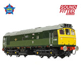 Bachmann 32-334SFX OO Gauge Class 25/3 D7672 'Tamworth Castle' BR Two-Tone Green (Full Yell. Ends)