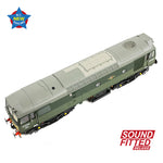 Bachmann 32-341SFX OO Gauge Class 25/2 D5282 BR Two-Tone Green (Small Yellow Panels)  