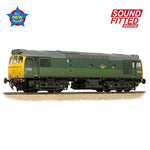 Bachmann 32-342SFX OO Gauge Class 25/2 D7525 BR Two-Tone Green (Full Yellow Ends) [W]