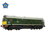 Bachmann 32-343 OO Gauge Class 25/1 D5225 BR Green (Small Yellow Panels)