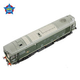 Bachmann 32-343 OO Gauge Class 25/1 D5225 BR Green (Small Yellow Panels)