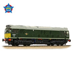 Bachmann 32-343 OO Gauge Class 25/1 D5225 BR Green (Small Yellow Panels)