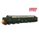 Bachmann 32-491SF OO Gauge Class 40 Centre Headcode D345 BR Green (Small Yellow Panels)