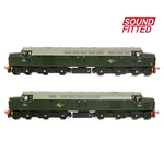 Bachmann 32-491SF OO Gauge Class 40 Centre Headcode D345 BR Green (Small Yellow Panels)