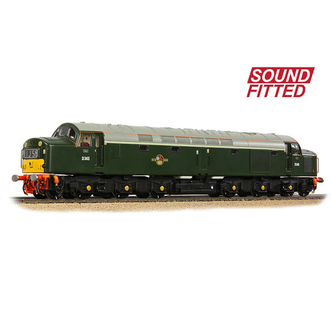 Bachmann 32-491SF OO Gauge Class 40 Centre Headcode D345 BR Green (Small Yellow Panels)