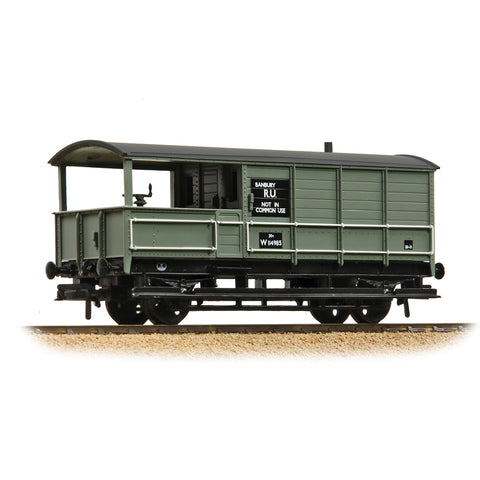 Bachmann 33-306E OO Gauge GWR 20T 'Toad' Brake Van BR Grey (Early)