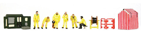 Bachmann 36-410 OO Gauge Roadside Technicians/Road Workers Figures