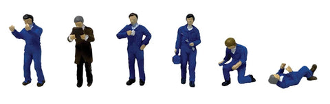 Bachmann 36-422 OO Gauge Mechanics/Garage Staff and Fitter Figures