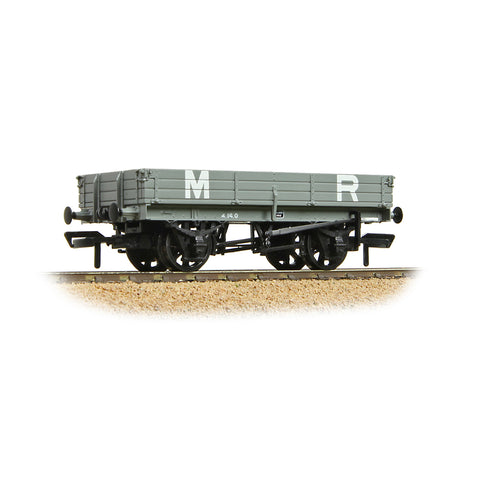 Bachmann 37-939 OO Gauge 3 Plank Wagon MR Grey