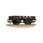 Bachmann 37-940 OO Gauge 3 Plank Wagon LSWR Brown