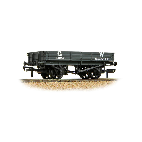 Bachmann 37-941 OO Gauge 3 Plank Wagon GWR Grey